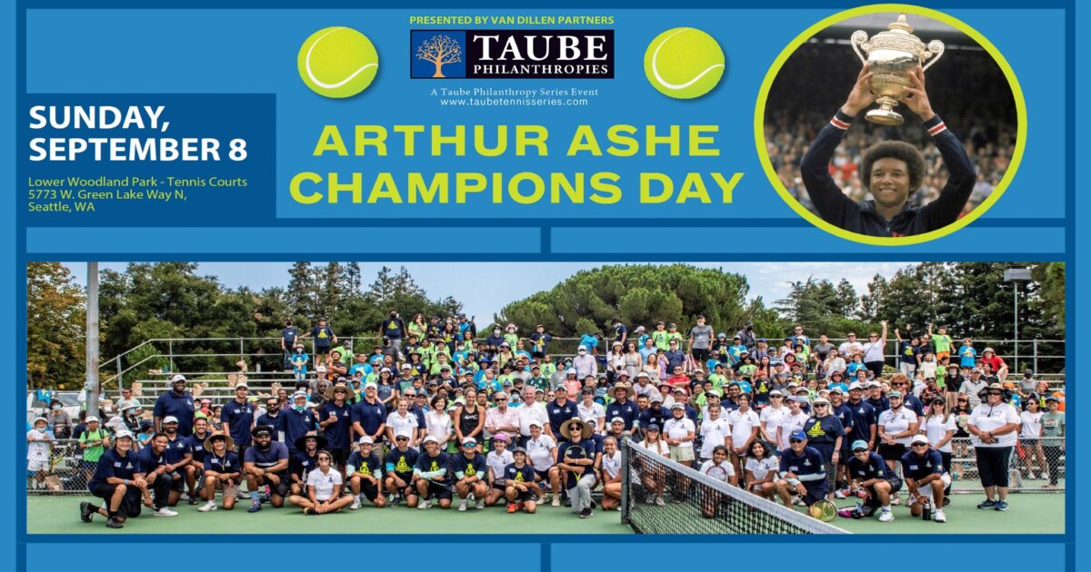 Arthur Ashe Champions Day event poster